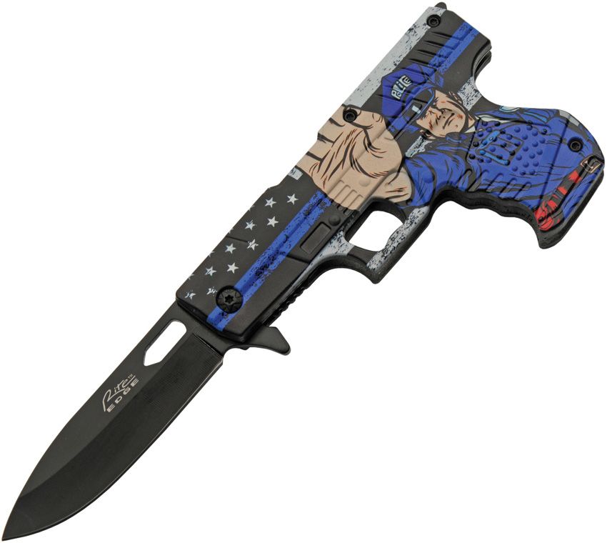 Gun Linerlock A/O Police
