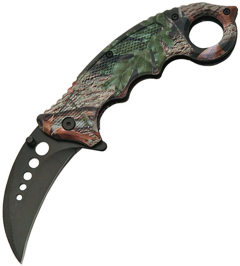 Folder Camo Karambit Clip A/O