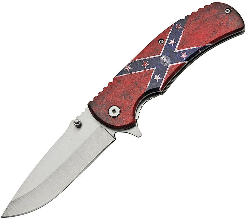 Confederate Flag Linerlock A/O