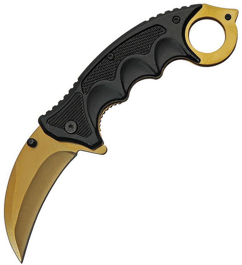 Gold Karambit Linerlock A/O