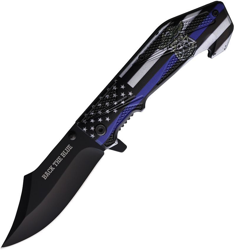 Back The Blue Linerlock A/O