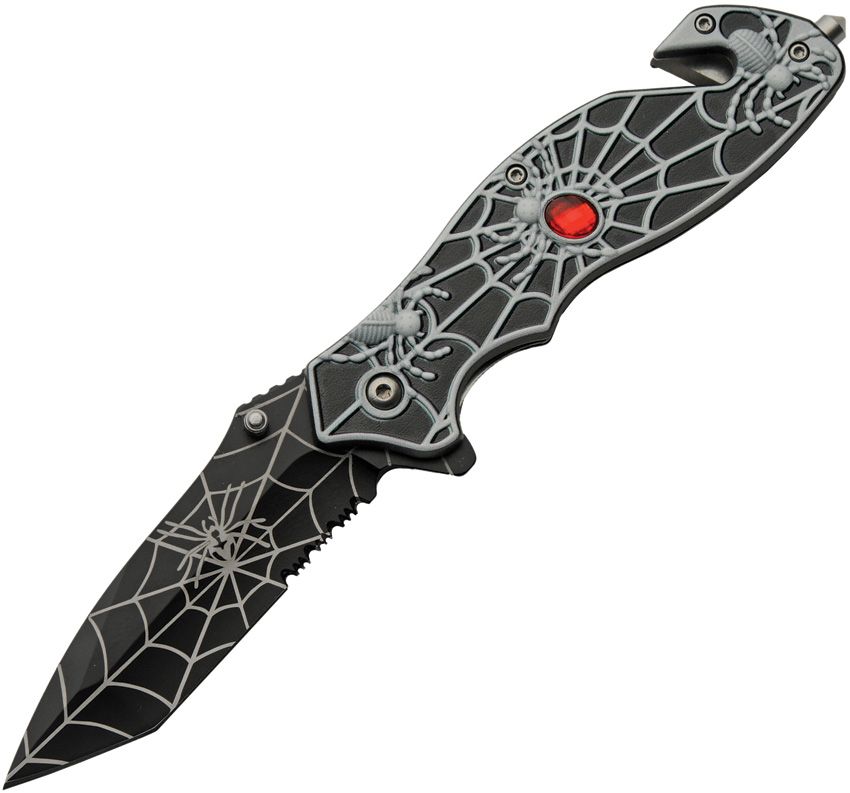 Spider Web Linerlock A/O Black
