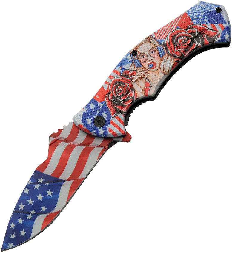 Flag Linerlock A/O LibertyRose