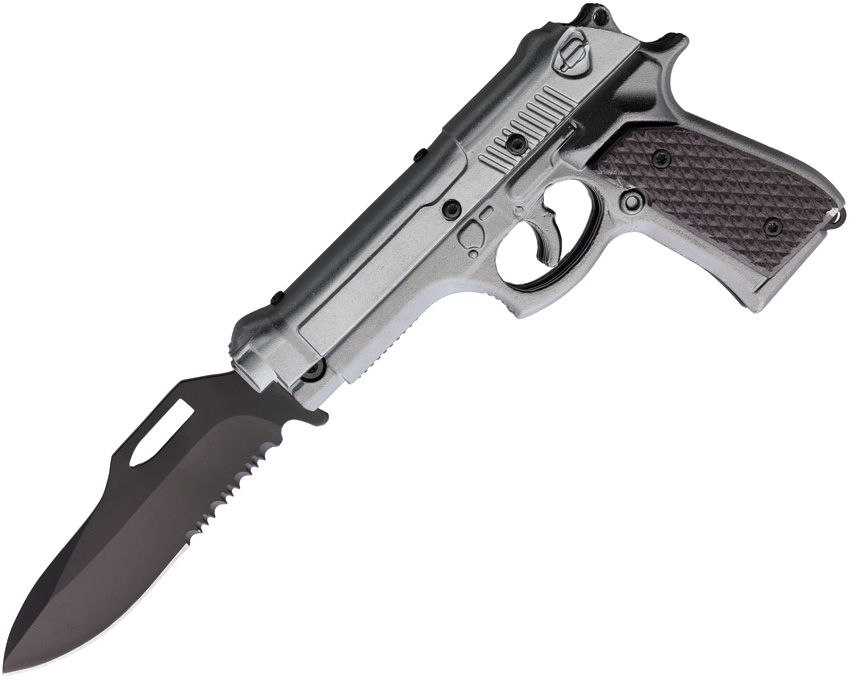 Pistol Linerlock A/O Gray