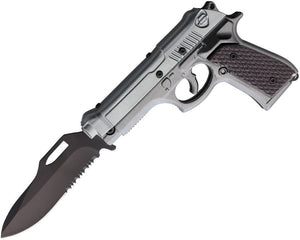 Pistol Linerlock A/O Gray