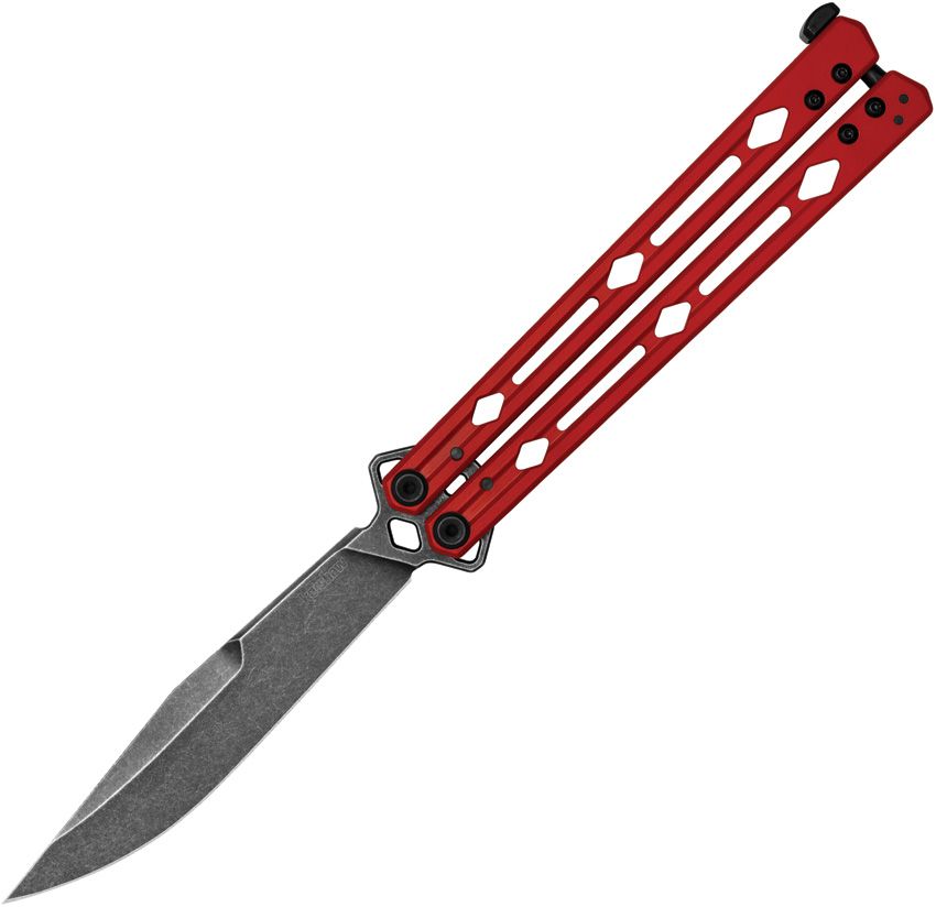 Lucha Butterfly Knife Red