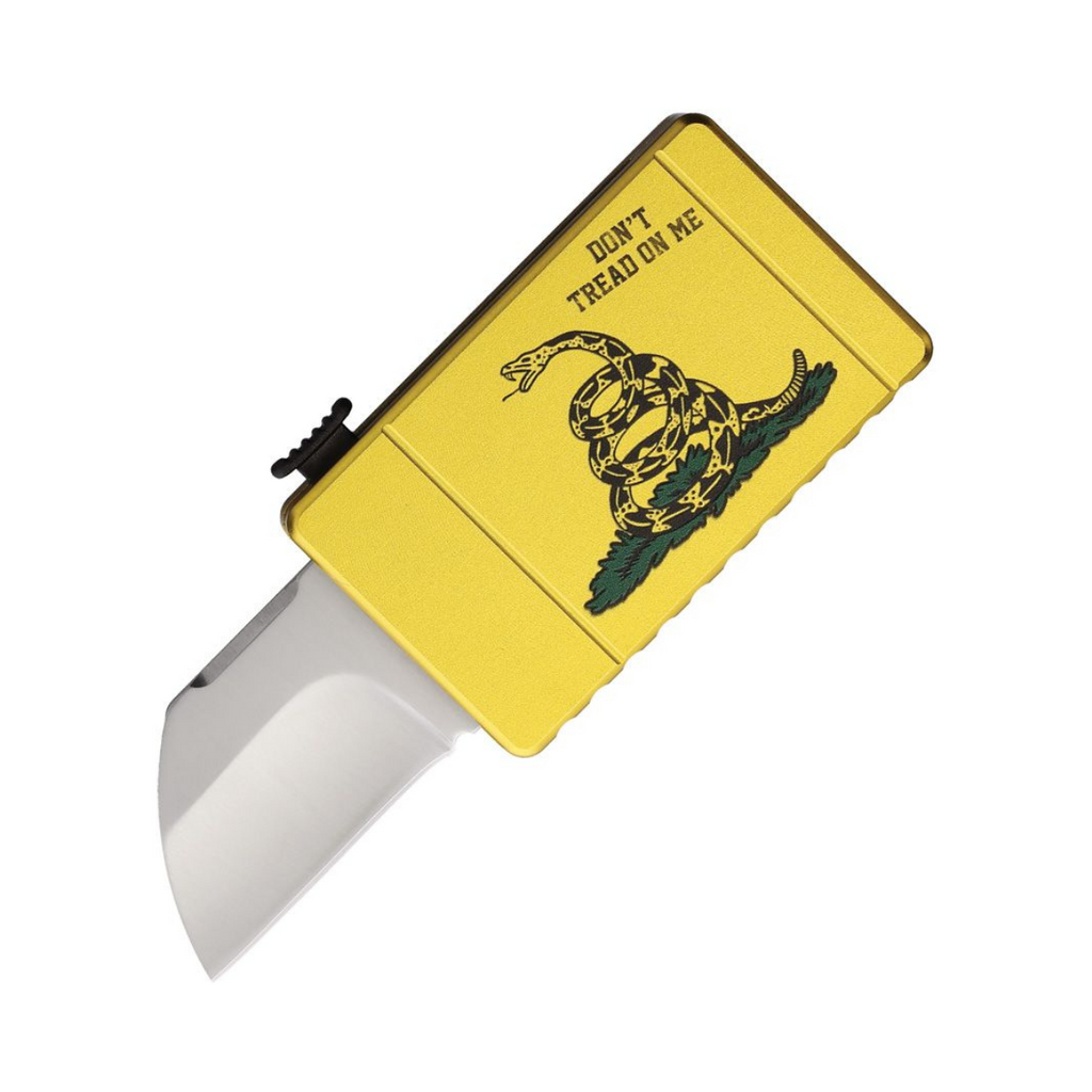 Dont Tread On Me Knife Gold