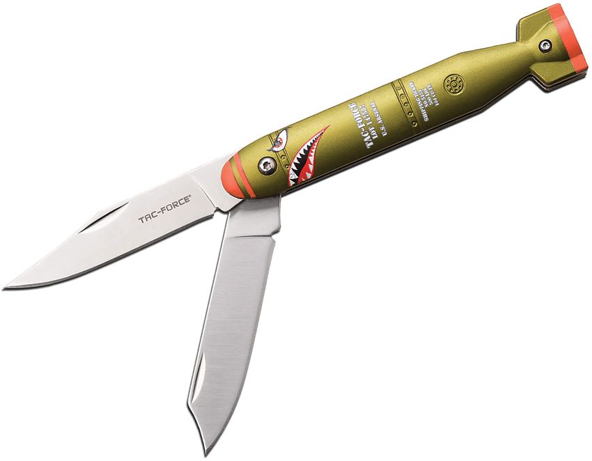 Bomb Knife   Slip  Joint Green